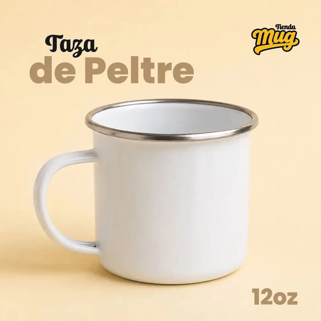 Taza de Peltre 12oz