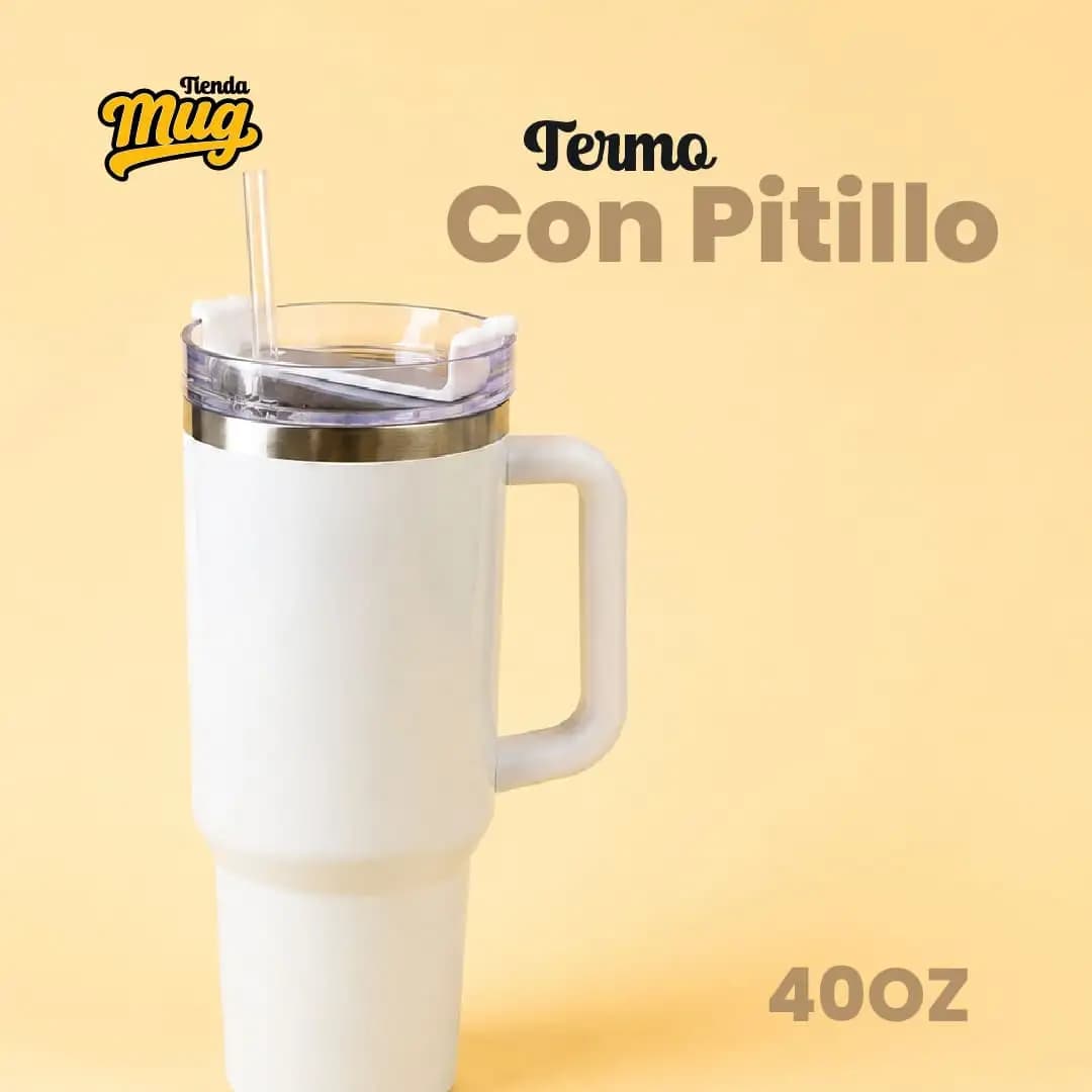 Termo Con Pitillo 40 OZ